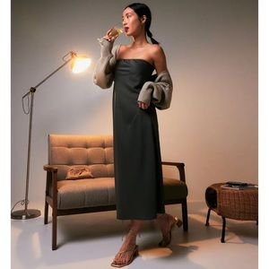 Love Bonito Noree Midi Strapless Dress